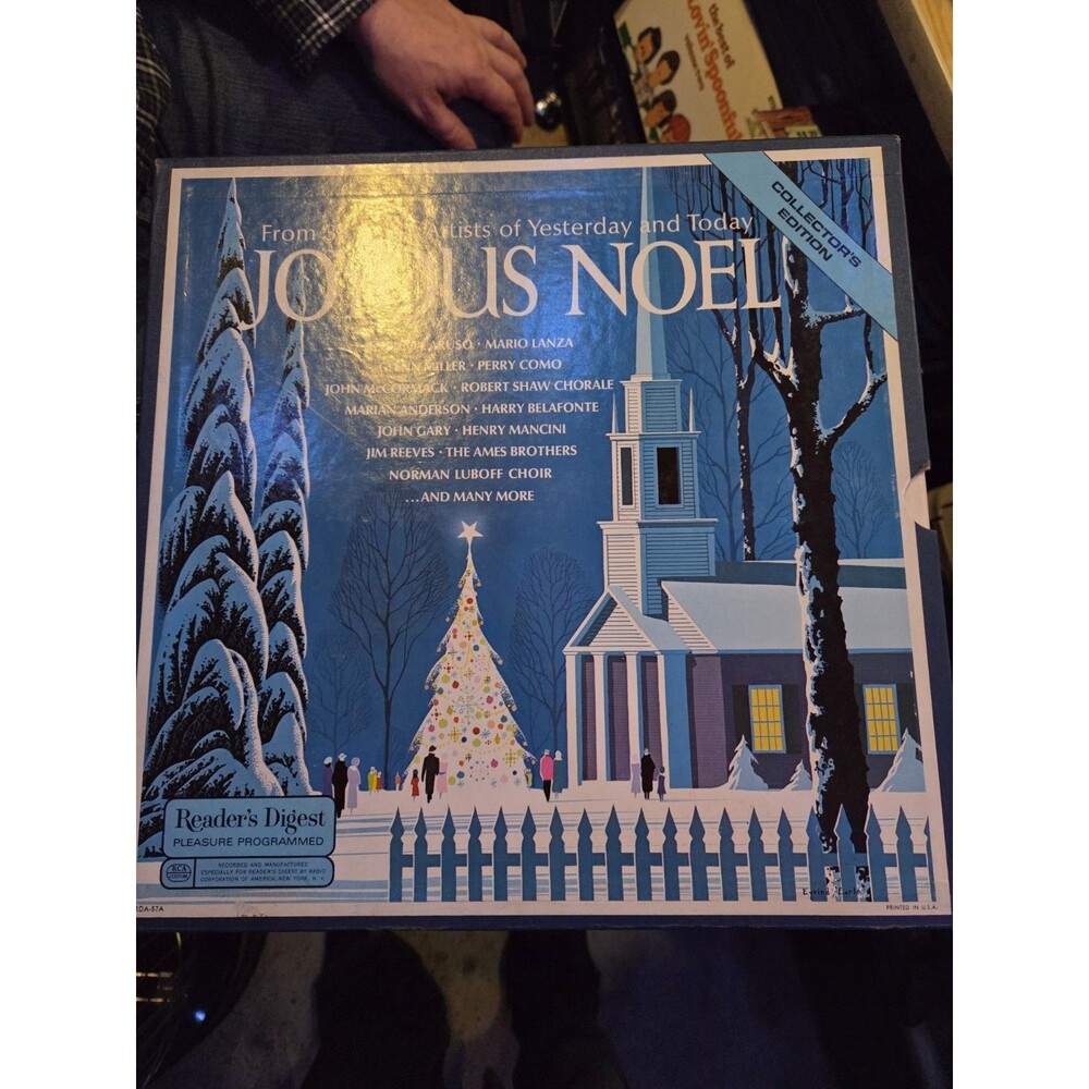 READER'S DIGEST JOYOUS NOEL 4 LP BOXSET VINYL RECORD VARIOUS COMPILATION VG
